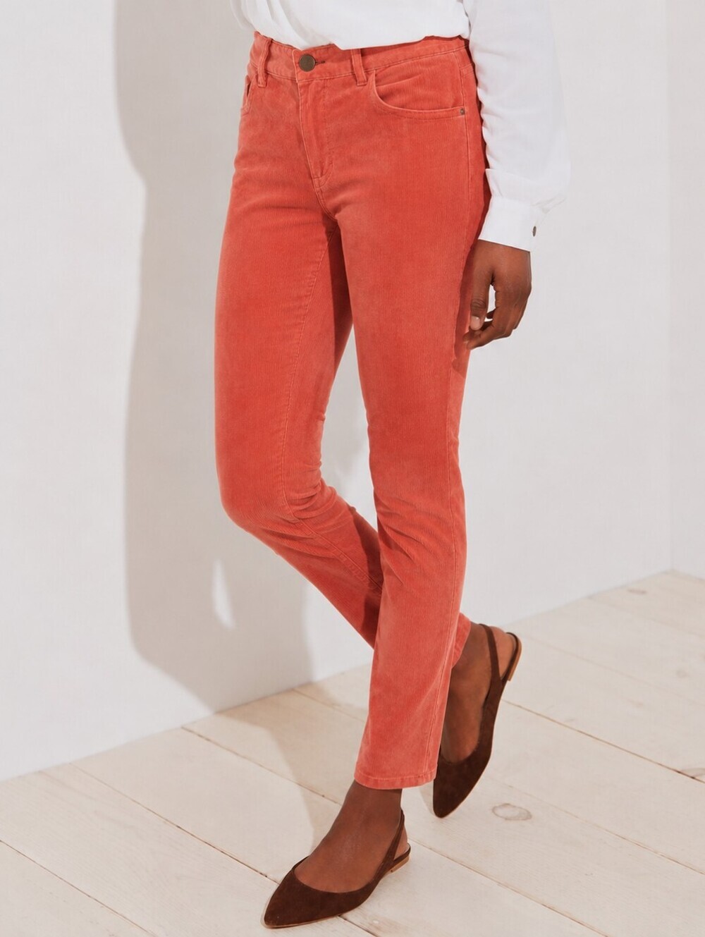❤️ NWT! LOFT HIGH RISE PINK CORDUROY SKINNY JEANS, 8P (29 PETITE)